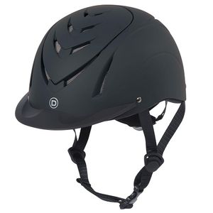 Dublin Chevron Riding Helmet - Black