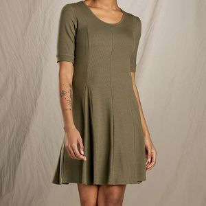 Toad & Co Women's Daisy Rib Cafe Dress - Rustic Olive