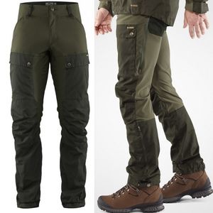 Fjallraven Men's Keb Trousers - Deep Forest/Laurel Green