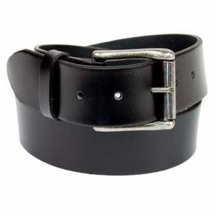 Keldon Square Buckle English leather Belt - Black