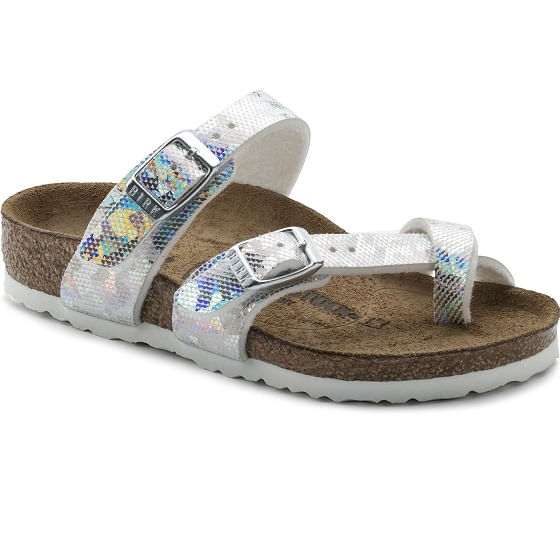 Holographic birkenstocks women's hot sale