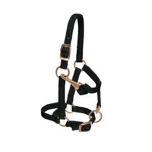 Weaver Nylon Miniature Horse Halter - Black