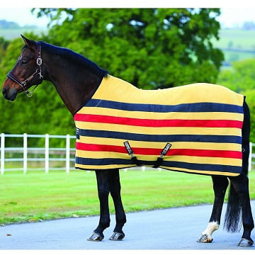 Rambo-Deluxe-Fleece-Horse-Cooler---Whitney-Gold-194411