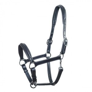 Schockemohle Sports Ulm Leather Halter - Black/Silver