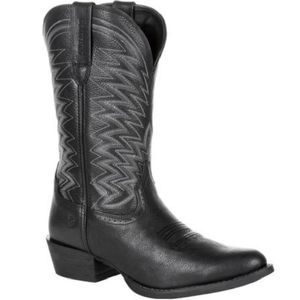 Durango Men's Rebel Frontier R-Toe Western Boots - Black