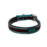 Amigo-Nylon-Dog-Collar---Black-Teal-Dark-Cherry-235627