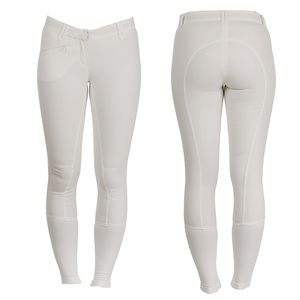 AA Ladies Summer Silicon FS Breeches - White