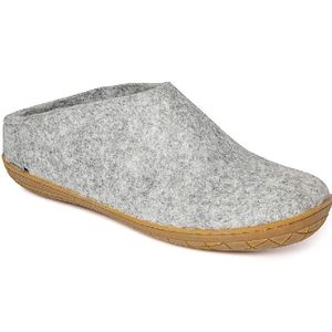 Glerups Unisex Slip-On with Rubber Sole - Grey