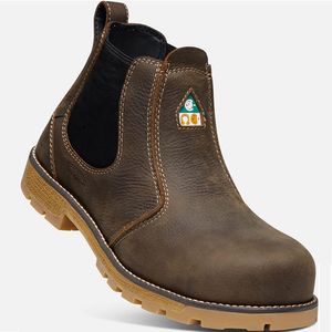 Keen Men's CSA Seattle Romeo Work Boots (Carbon Fiber Toe) - Cascade Brown/Gum