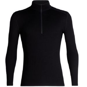 Icebreaker Men's 260 Tech Long Sleeve Half Zip - Black