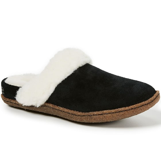 Sorel Women s Nakiska Slide II Slippers Black Natural www