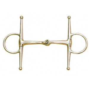 Medium Weight Full Cheek Snaffle Bit - 18mm