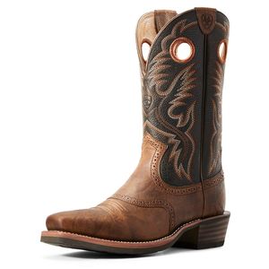 Ariat Men's Heritage Roughstock Western Boot - Sorrel Crunch