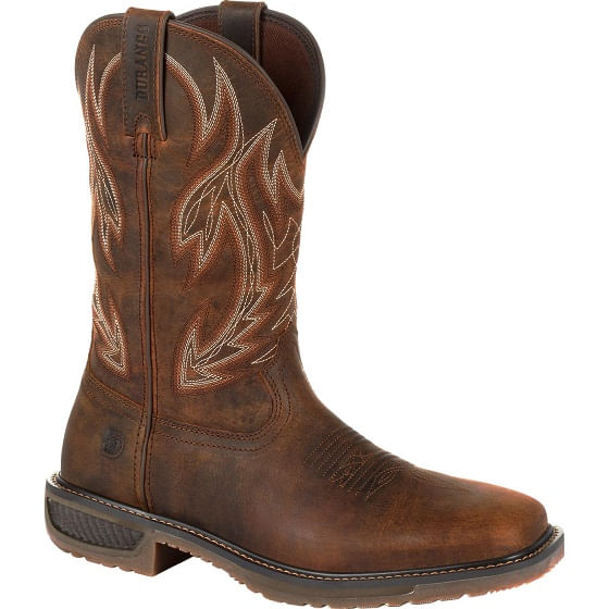 Durango Men s Western Trail Workhorse Boots Prairie Brown www.applesaddlery Equestrian and Outdoor Superstore