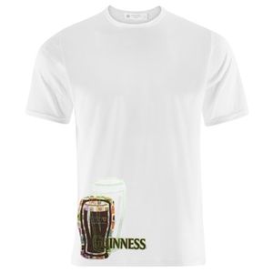 Guinness Green Stitched Cup T-Shirt - White