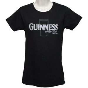 Guinness Women's On The Strip T-Shirt - Black