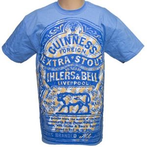 Guinness Men's Ihlers and Bell T-Shirt - Blue