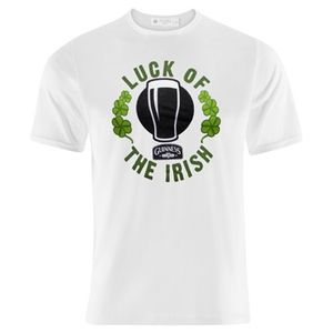 Guinness Women's Luck of the Irish T-Shirt - White