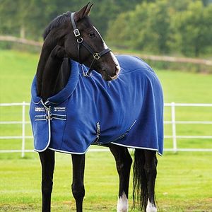 Rambo Cozy Fleece Cooler- Navy/Beige/Baby Blue/Navy