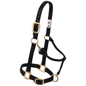 Weaver Original Adjustable Chin and Throat Snap Halter, 1" - Black