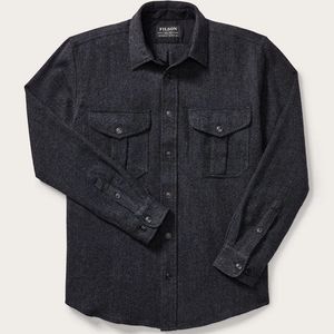 Filson Men's Northwest Wool Shirt - Charcoal