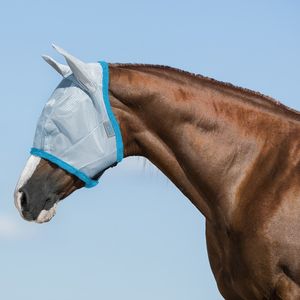 Amigo Fly Mask (Ears) - Baby Blue/Electric Blue