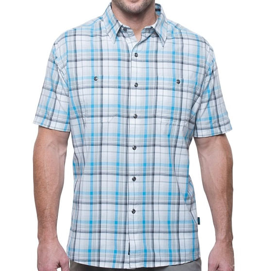 Kuhl Men's Styk Tapered Short Sleeve Shirt - Glacier | www ...