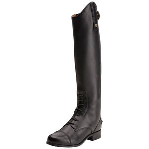 Ariat Kids Heritage Contour Zip Field Boot - Black