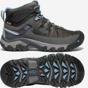 Keen Women's Targhee III Mid Waterproof Hiking Boots - Magnet/Atlantic Blue