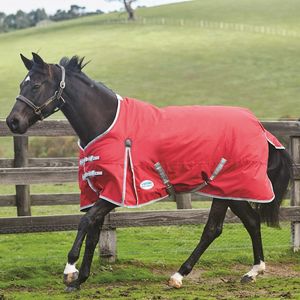 Weatherbeeta ComFiTec Classic Rain Sheet - Red/Silver/Navy