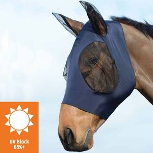 Weatherbeeta Stretch Bug Eye Saver Mask w/Ears - Navy/Black