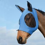 Weatherbeeta-Stretch-Bug-Eye-Saver-Mask-w-Ears---Blue-Black-37803