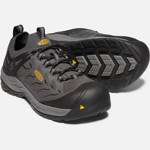 Keen Men's Flint II Sport (Carbon-Fiber Toe) Work Shoes - Iron/Black