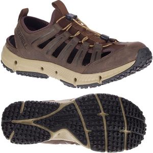 Merrell Men's Hydrotrekker Leather Shandal - Seal Brown