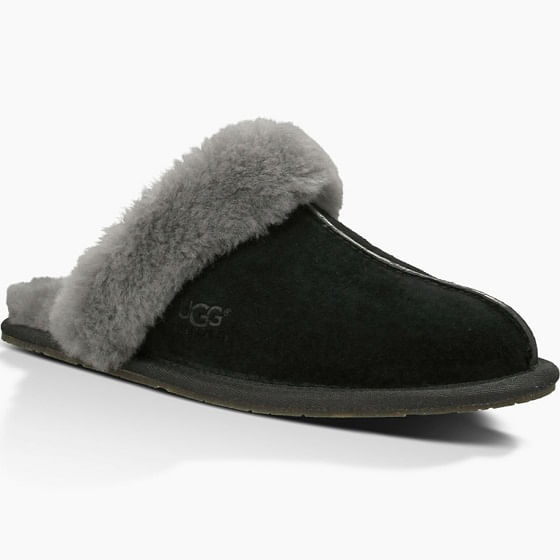 Grey ugg 2024 slippers womens