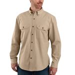 Carhartt-Men-s-Original-Fit-Midweight-Long-Sleeve-Button-Front-Shirt---Dark-Tan-243835
