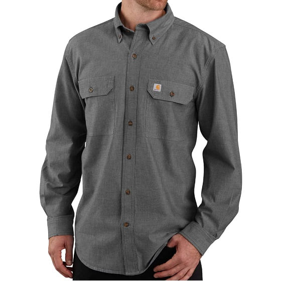 Carhartt-Men-s-Original-Fit-Midweight-Long-Sleeve-Button-Front-Shirt---Black-Chambray-243841