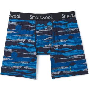 Smartwool Men's Merino 150 Print Boxer Briefs - Deep Navy Canyon Sunset Print