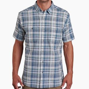 Kuhl Men's Skorpio Shirt Short Sleeve - Brisk Blue