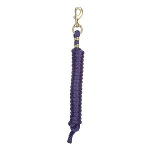 Weaver Mini/Pony Poly Lead Rope with Solid Brass Snap - Purple