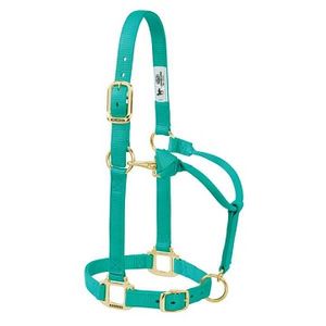 Weaver Original Adjustable Chin and Throat Snap Halter, 1" - Emerald