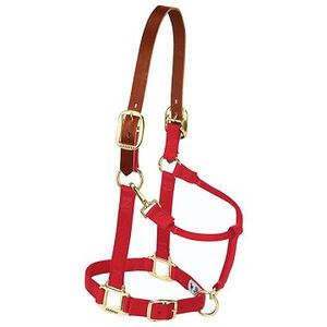 Weaver Original Adjustable Breakaway Halter - Red