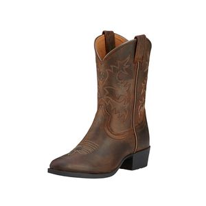 Ariat Kid's Heritage Western Boots - Distressed Brown