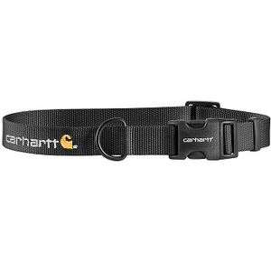Carhartt Tradesman Nylon Dog Collar - Black/Brass