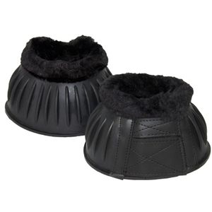 Fleece Lined Heavy Duty Rubber Bell Boots - Black