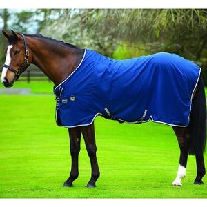 Rambo Helix Stable Sheet - Navy/Beige/Baby Blue/Navy