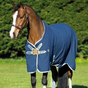 Rambo Helix Stable Sheet with Disc - Navy/Silver