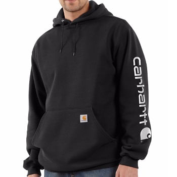 Hooded sweatshirt shop black