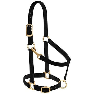 Weaver Basic Adjustable Halter - Black