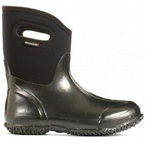 Bogs Women's Classic Mid Shiny Boots - Black